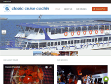 Tablet Screenshot of classiccruisecochin.com